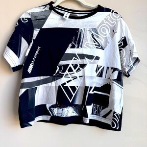 Puma BMW SE Way Woman’s Street Cropped Tee AMG Petronas Motorsport Shirt‎ large